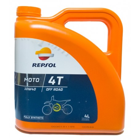 Aceite Repsol para Moto Motocicleta 4T 1L 10w40 Racing Repsol 10W40