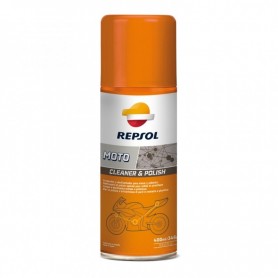 REPSOL MOTO CLEANER &POLISH SPRAY 400 ml.