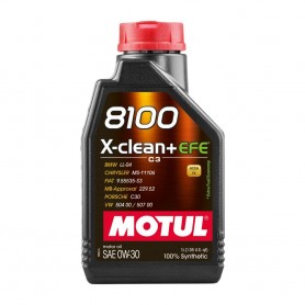 MOTUL 8100 X-CLEAN+EFE 0W30 1 LITRO